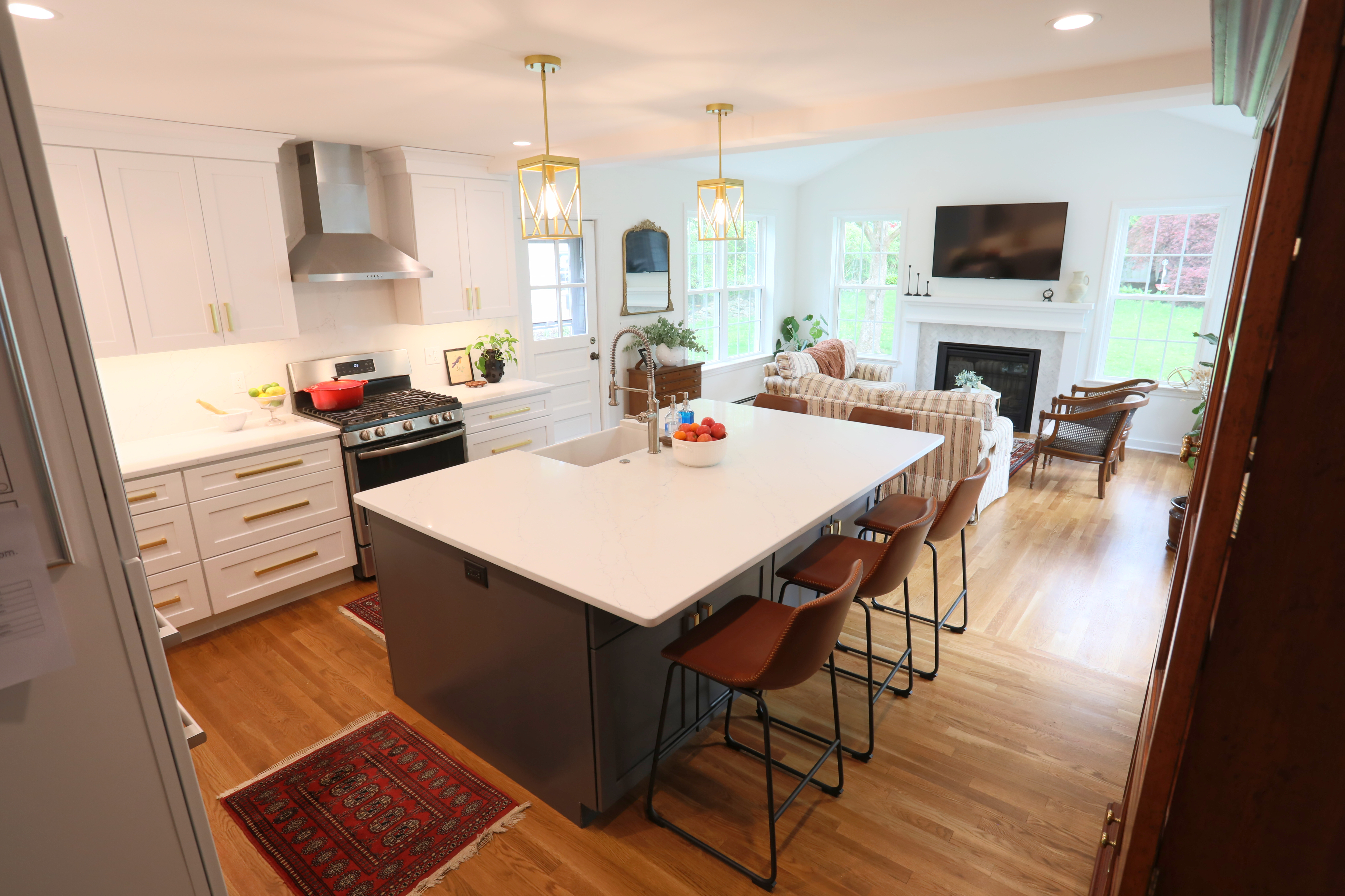 Custom kitchen renovation by Lighthouse Design Build