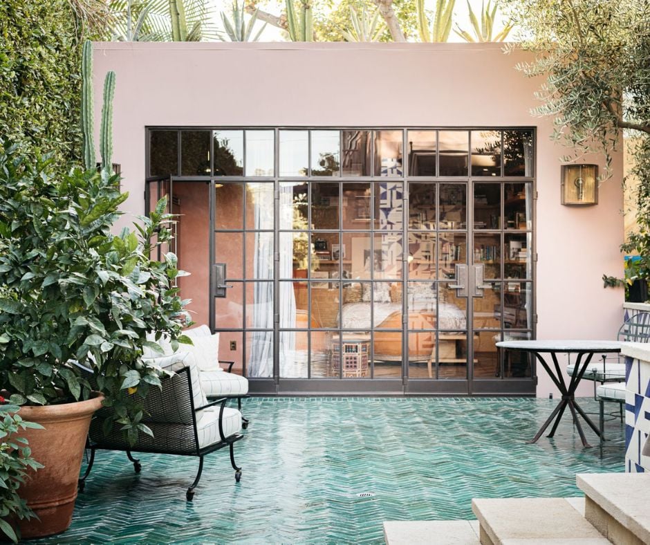 Open concept luxury living room renovation in Connecticut